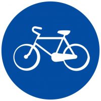 Ceļa zīme - Nr. 413 Velosipēdu ceļš