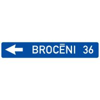 Ceļa zīme - Nr. 705 Virziena rādītājs