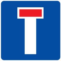 Ceļa zīme - Nr. 711 Strupceļš