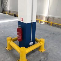 Aizsargbarjera kolonnai, stabam