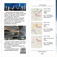 Dizaina izstrāde bukletiem, informatīviem materiāliem u.c.